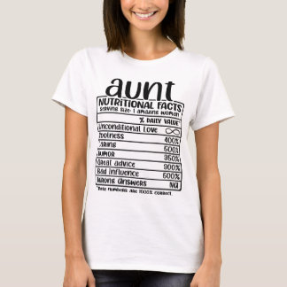 Moster Nutritional Facts Funny T Shirt