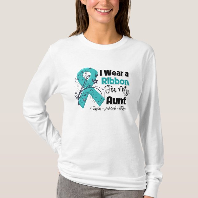 Moster - Ovarian Cancer Ribbon T-shirt (Framsida)