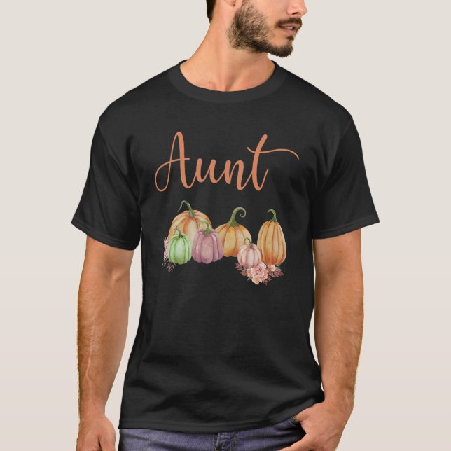 Moster på den lilla pumpen första höstpumpen på hö t shirt (Framsida)