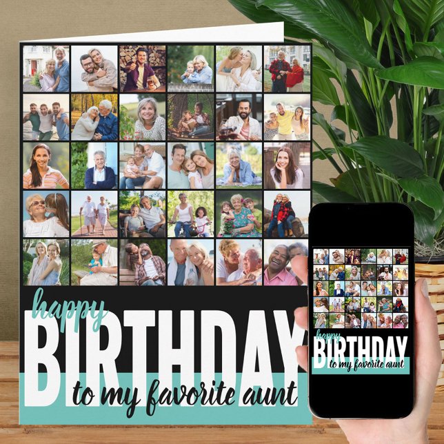 Moster Photo Collage 31 Bild Grattis på födelsedag Kort (Skapare uppladdad)
