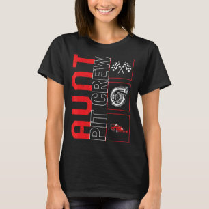 Moster Pit Crew Car Tävla Tävling Driver Racecar T Shirt
