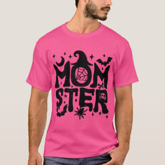 Moster Roligt Halloween Mamma Design pojke familj  T Shirt
