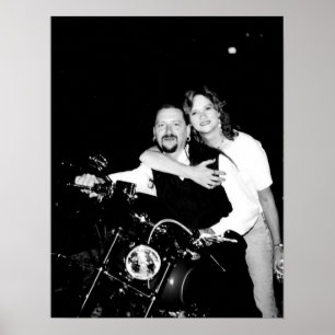 Moster Sharon Harley Black & White Poster
