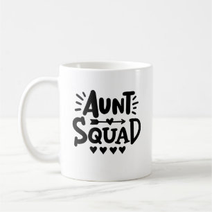 "Moster Squad" med hjärta och pil Kaffemugg
