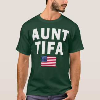 Moster Tifa Amerikansk Flagga T Shirt
