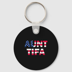 Moster Tifa Flagga Oss Rolig Moster Tifa - Jag Är  Nyckelring