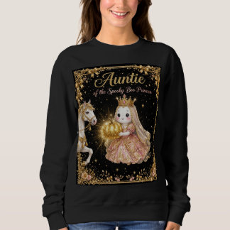 Moster till den läskiga Boo-Prinsessan Svart Guld T Shirt