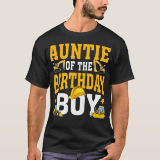 Moster till födelsedagspojken Matchande Konstrukti T Shirt
