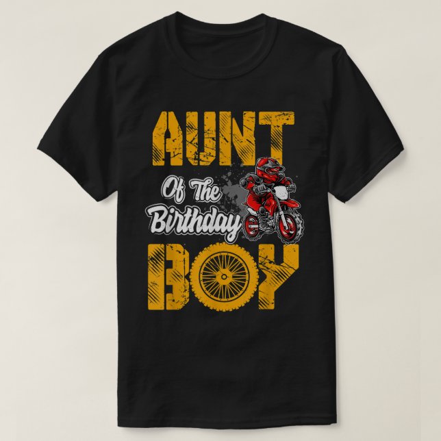Moster vid Birthday Boy Tee Dirt Bike Bday Matchi (Design framsida)