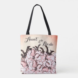 Moster vid Bride Vintage Rosa Tote Bag Tygkasse
