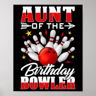 Moster vid födelsedag Bowlareare Bday Bowling Part Poster