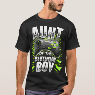 Moster vid födelsedagstjukens matchande videospels t shirt