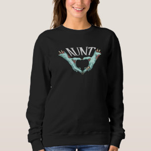 Moster Zombie Hand Hjärta Halloween Kostym Familj T Shirt