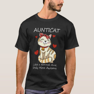 Mosterkat Som En Moster Bara Super Moster Söt Katt T Shirt