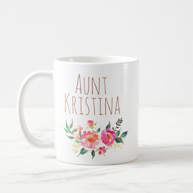 mostermuggrosegold med fotoet kaffemugg (Vänster)