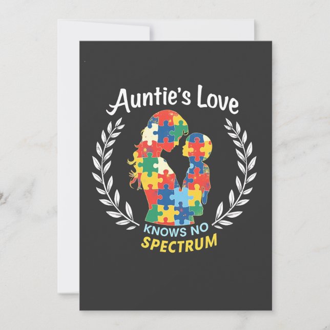 Mosters kärlek har ingen autismsmittsmedvetenhet  inbjudningar (Framsida)