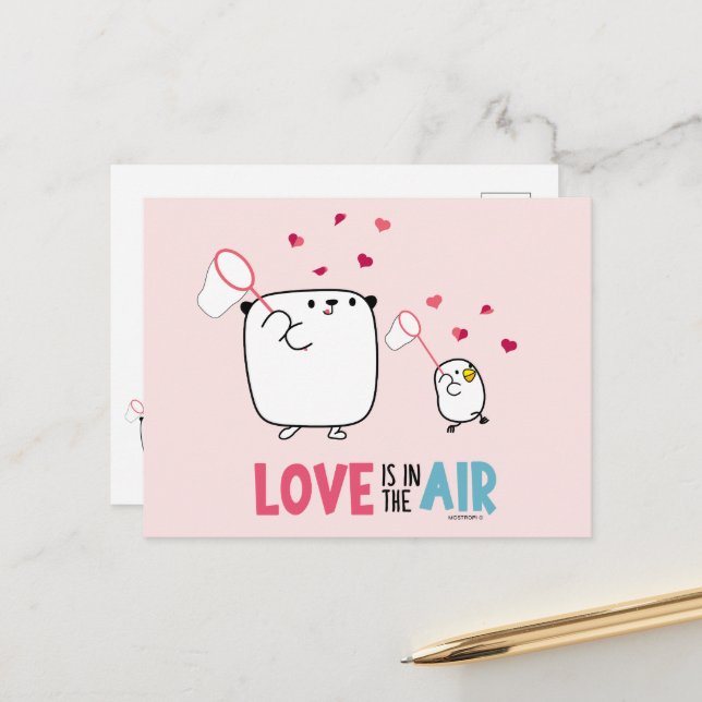 Mostropi│Love is in the air Vykort (Fram/Back In Situ)