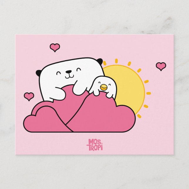 Mostropi│Opi y Kipi Valentín Vykort (Framsida)