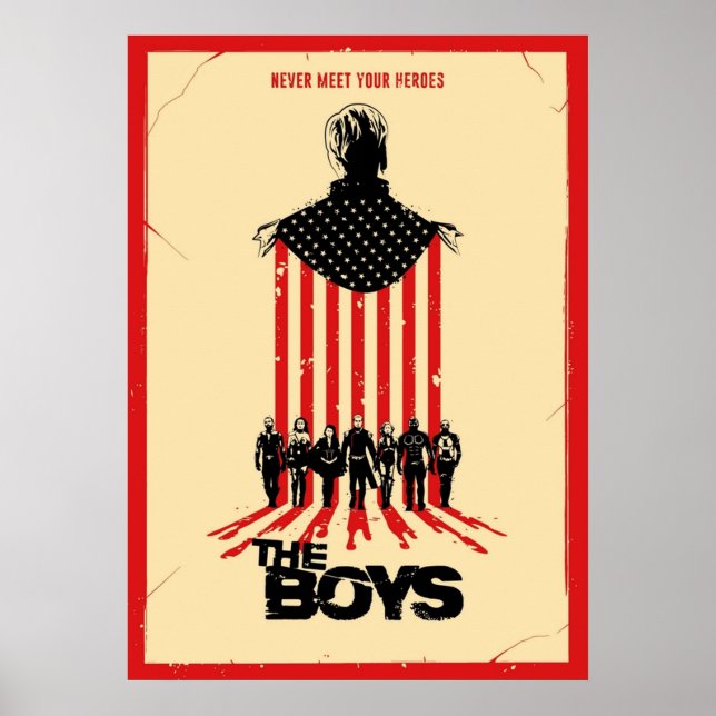 Möt aldrig dina hjältar poster (Framsidan)
