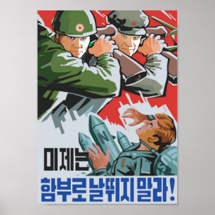 Mot amerikanska imperialister poster