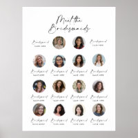Möt Bridesmaids Bröllop-skylten 14