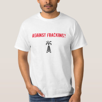 Mot den Fracking starten som går T-tröja T-shirt