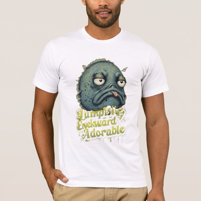 Möt den grumpy Lumpfish - Favorite Sea Creator T Shirt (Framsida)