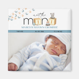 Möt den lilla blå baby magneten magnet