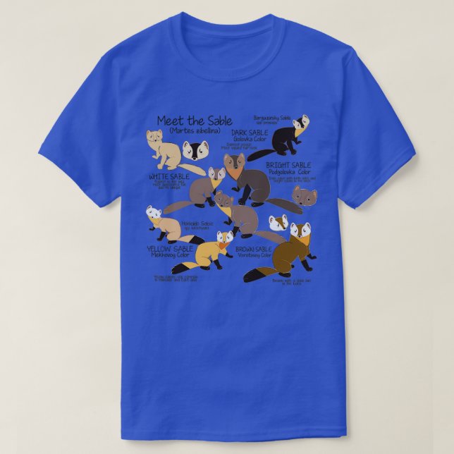 Möt den säljbara marten t shirt (Design framsida)