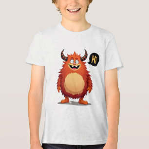 Möt den vänliga fluffmonstern t shirt