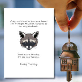 Möt din nya granne - Lustigt hälsningskort Julkort