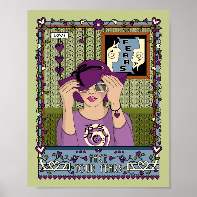 Möt dina rädslor_A_8x10 Affisch (Framsidan)