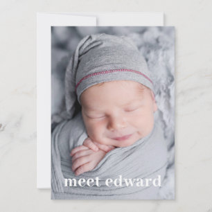 Möt fotoutgången i Baby Meddelande