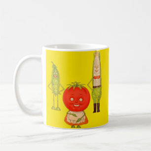 Möt grönsaker kaffemugg