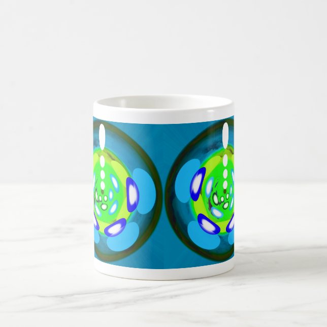 Mot grönt kaffemugg (Center)