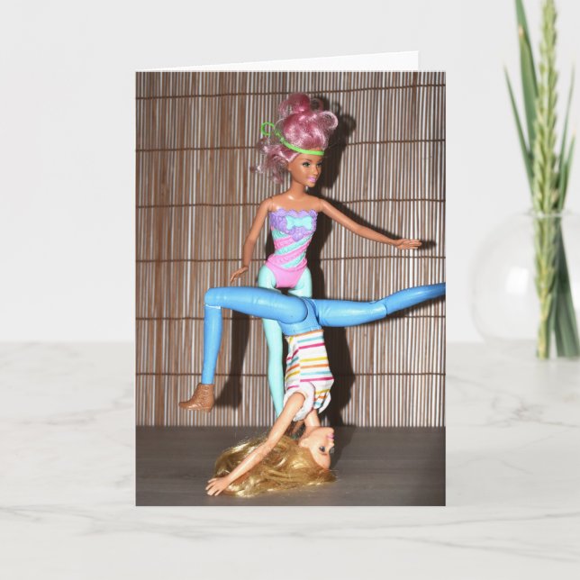 Möt Gym Girls. Kort (Framsida)