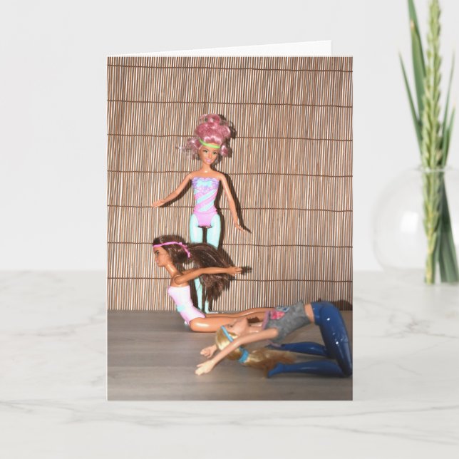 Möt Gym Girls. Kort (Framsida)