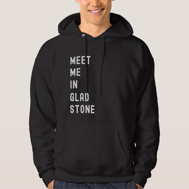 Möt mig i Gladstone, Queensland, Australien Hoodie (Framsida)