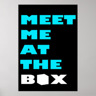 Möt mig i lådan - Viktlyftande inspiration Poster