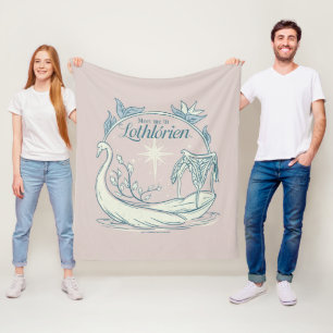 Möt mig i LOTHLORIEN™ - Svanbåt Fleecefilt