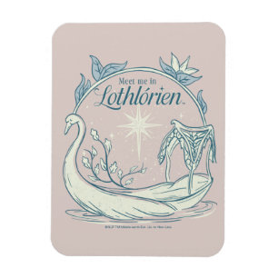 Möt mig i LOTHLORIEN™ - Svanbåt Magnet