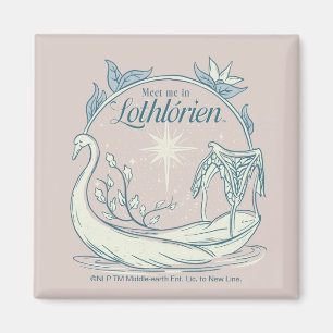 Möt mig i LOTHLORIEN™ - Svanbåt Magnet