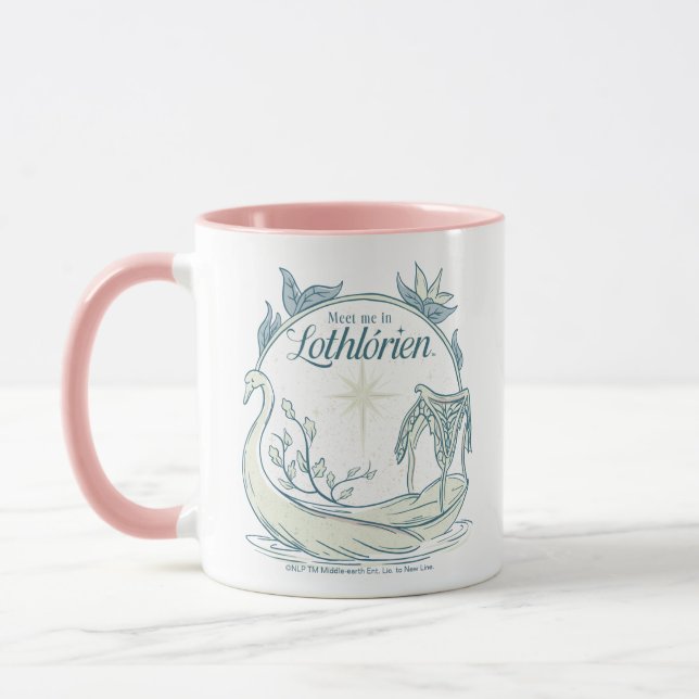 Möt mig i LOTHLORIEN™ - Svanbåt Mugg (Vänster)