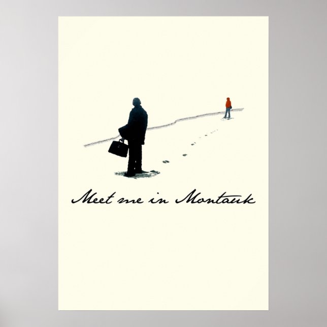 Möt mig i Montauk Poster (Framsidan)