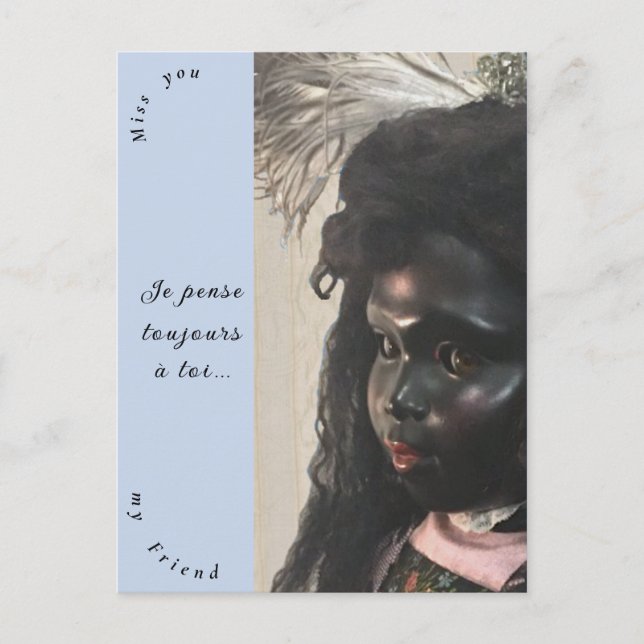 "Möt mig i New Orleans' vykort (Framsida)