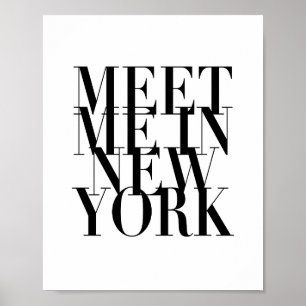Möt mig i New York Poster