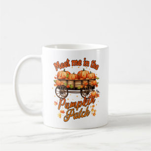 Möt mig i Pumpkin Patch Kaffemugg