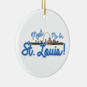 Möt mig i St Louis! Julgransprydnad Keramik
