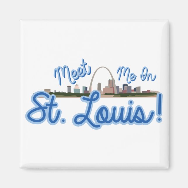 Möt mig i St. Louis! Magnet (Framsidan)