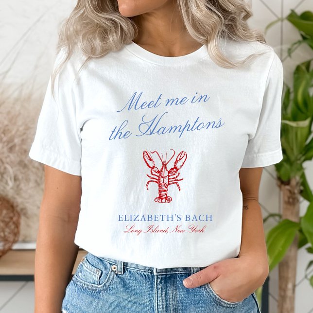 Möt Mig i The Hamptons Möhippa T Shirt (Skapare uppladdad)